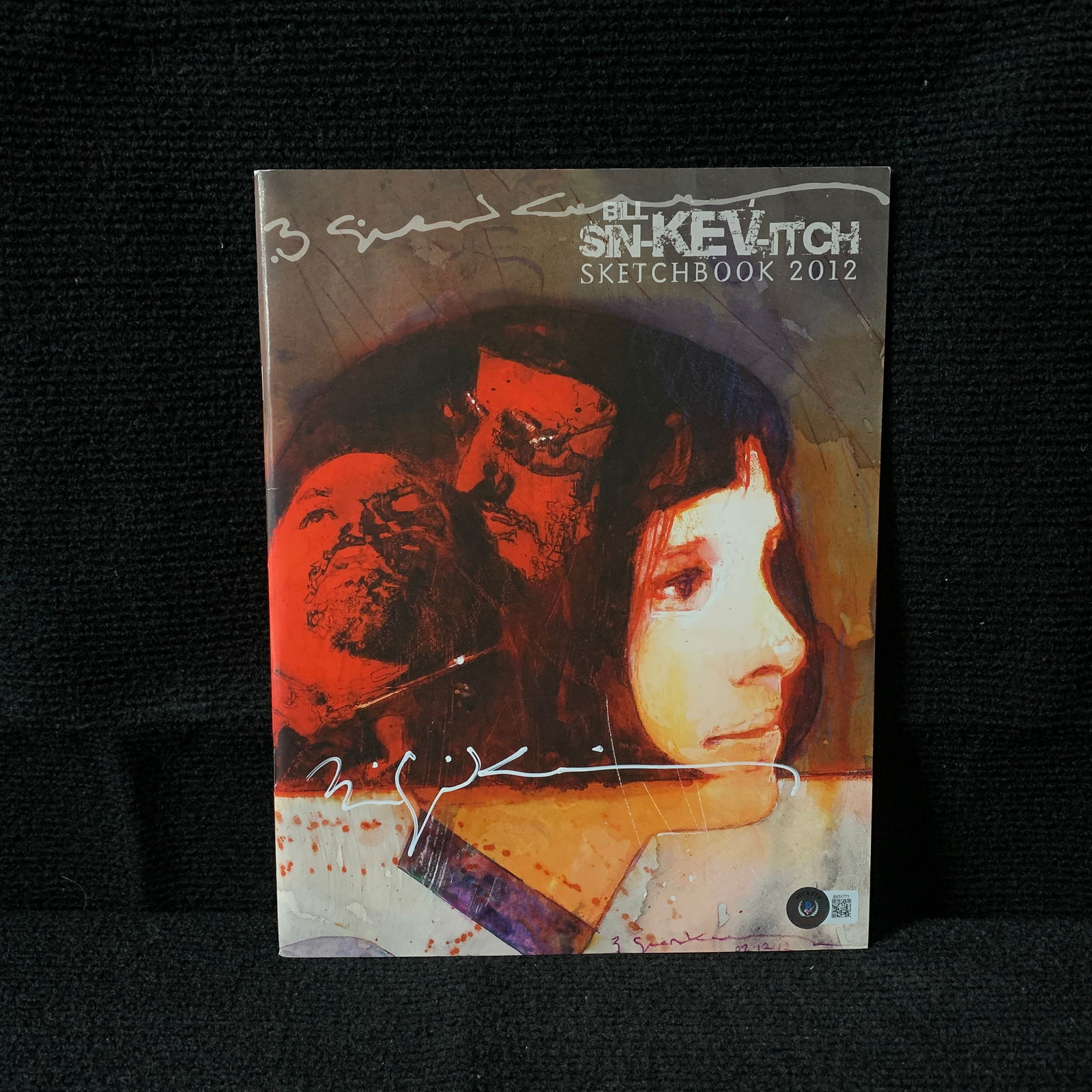 Bill Sinkevich Signed Sketchbook (1 of 3)