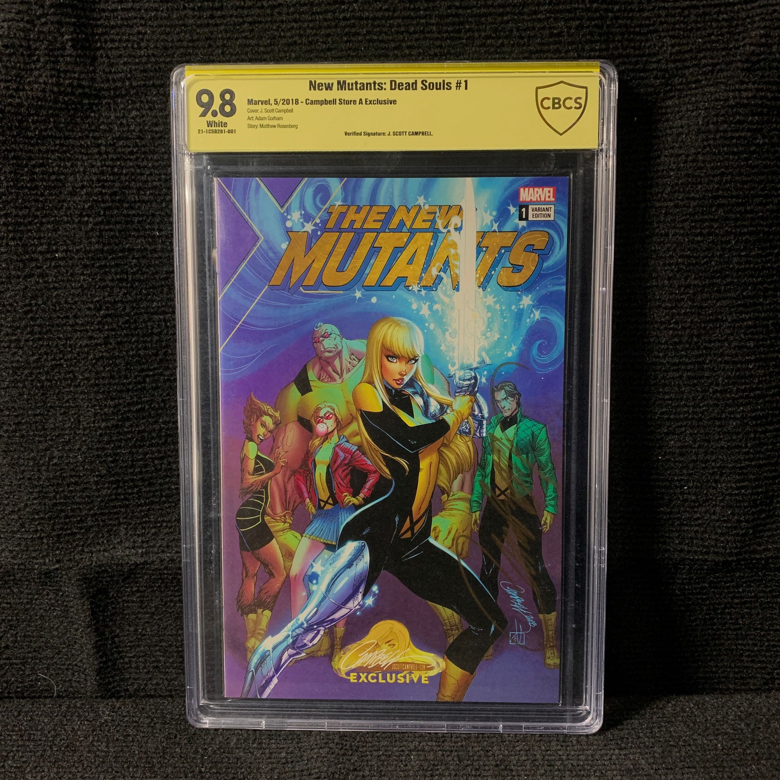 CBCS 9.8 New Mutants: Dead Souls 1 Campbell Sig (1 of 1)