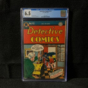 CGC 6.5 Detective Comics #112