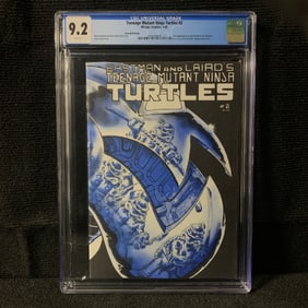 CGC 9.2 Teenage Mutant Ninja Turtles #2