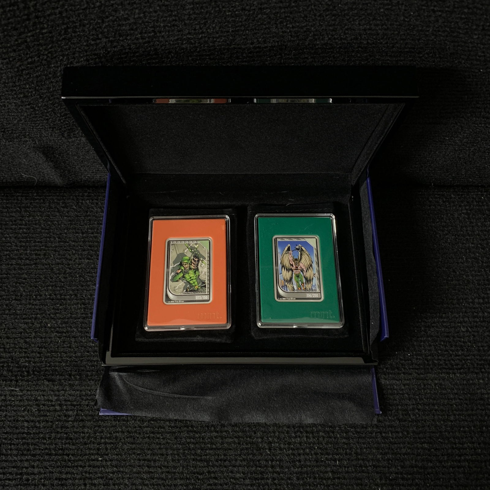 Niue DC Mint Silver Trading Coins, Green Arrow (1 of 8)