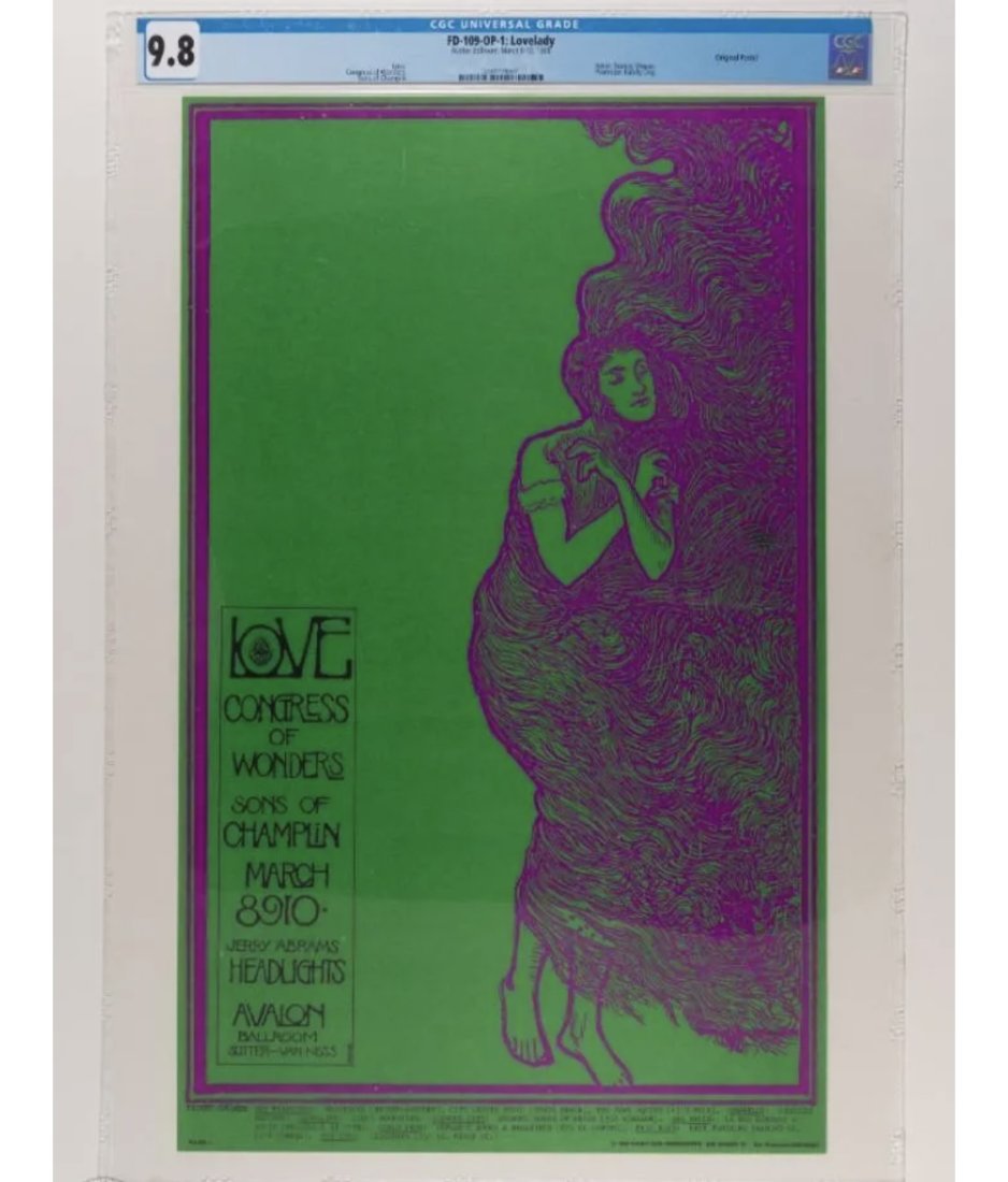 1968 FD-109 Love OP-1 CGC 9.8 (1 of 1)