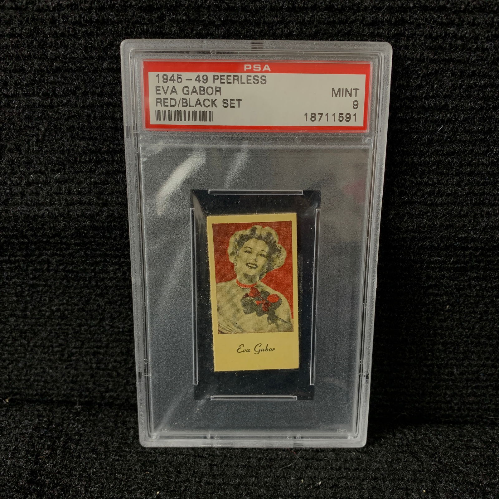 PSA 9 Eva Gabor Peerless Scales Card (1 of 2)