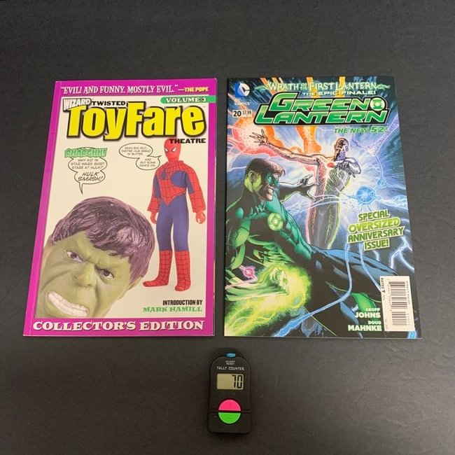 Wizard Twisted Toy Catalog & Green Lantern 20: We are a veteran owned company. Please look at the pictures carefully to determine what you believe the condition of collecitible is. We are currently accepting consignments. Email us a aeronhouse1994