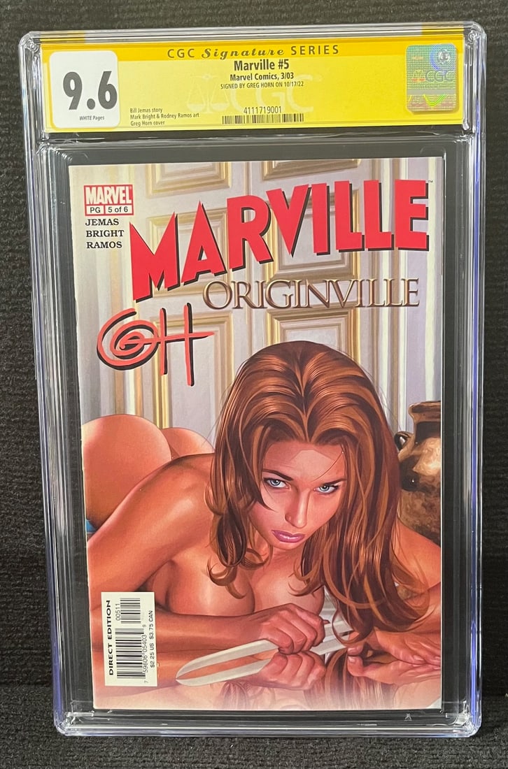Marville 5 Signed Greg horn CGC SS 9.6 (1 of 1)