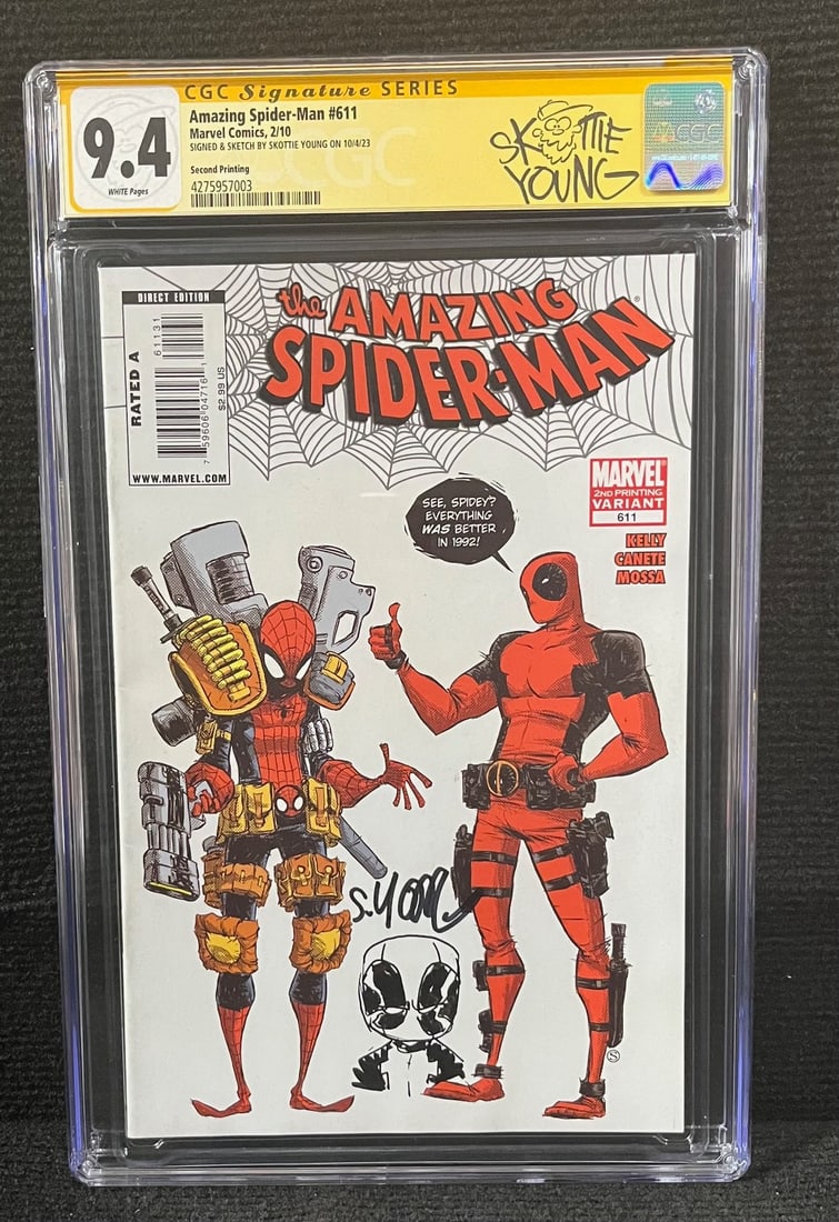 Amazing Spider-man 611 Sign & Sketch by Skottie Young (1 of 1)