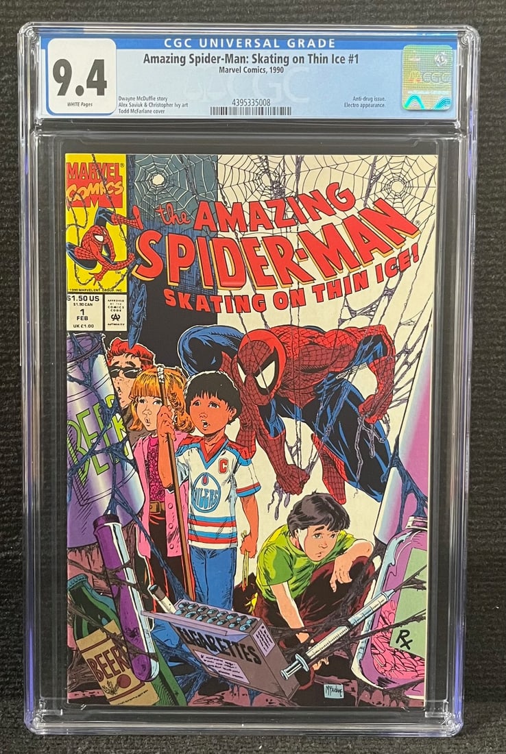 Amazing Spider-man Todd McFarlane Art CGC 9.4 Anti-Drug Ish (1 of 1)