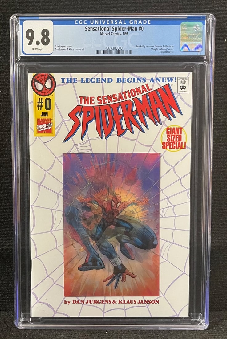 Sensational Spider-man 0 CGC 9.8 Ben Reilly 1st Spider-man (1 of 1)
