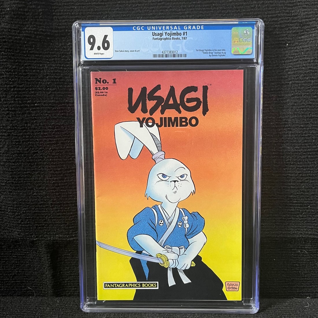 Usagi Yojimbo 1 CGC 9.6 1st Usagi Title (1 of 1)