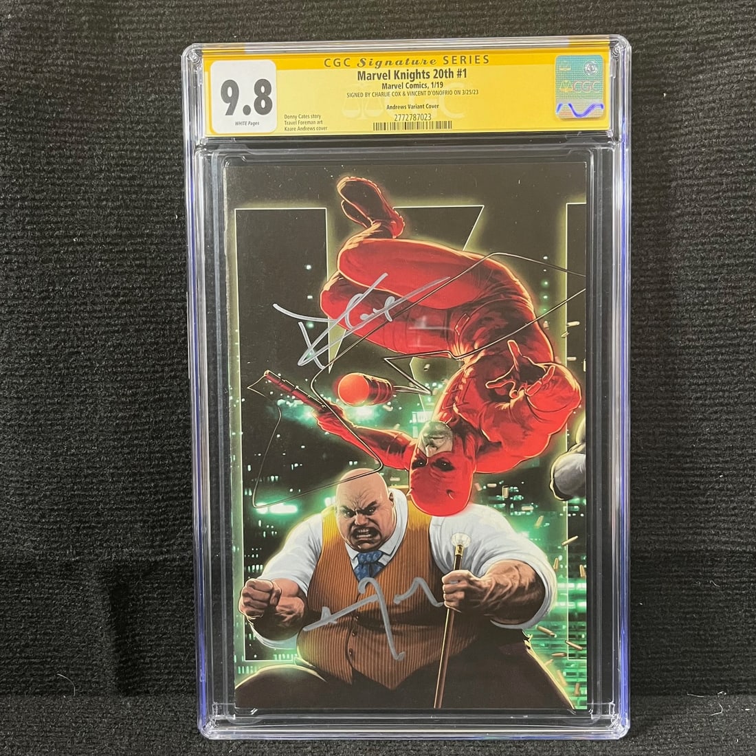 Signed Vincent D;Onofrio & Charlie Cox CGC SS 9.8 (1 of 1)