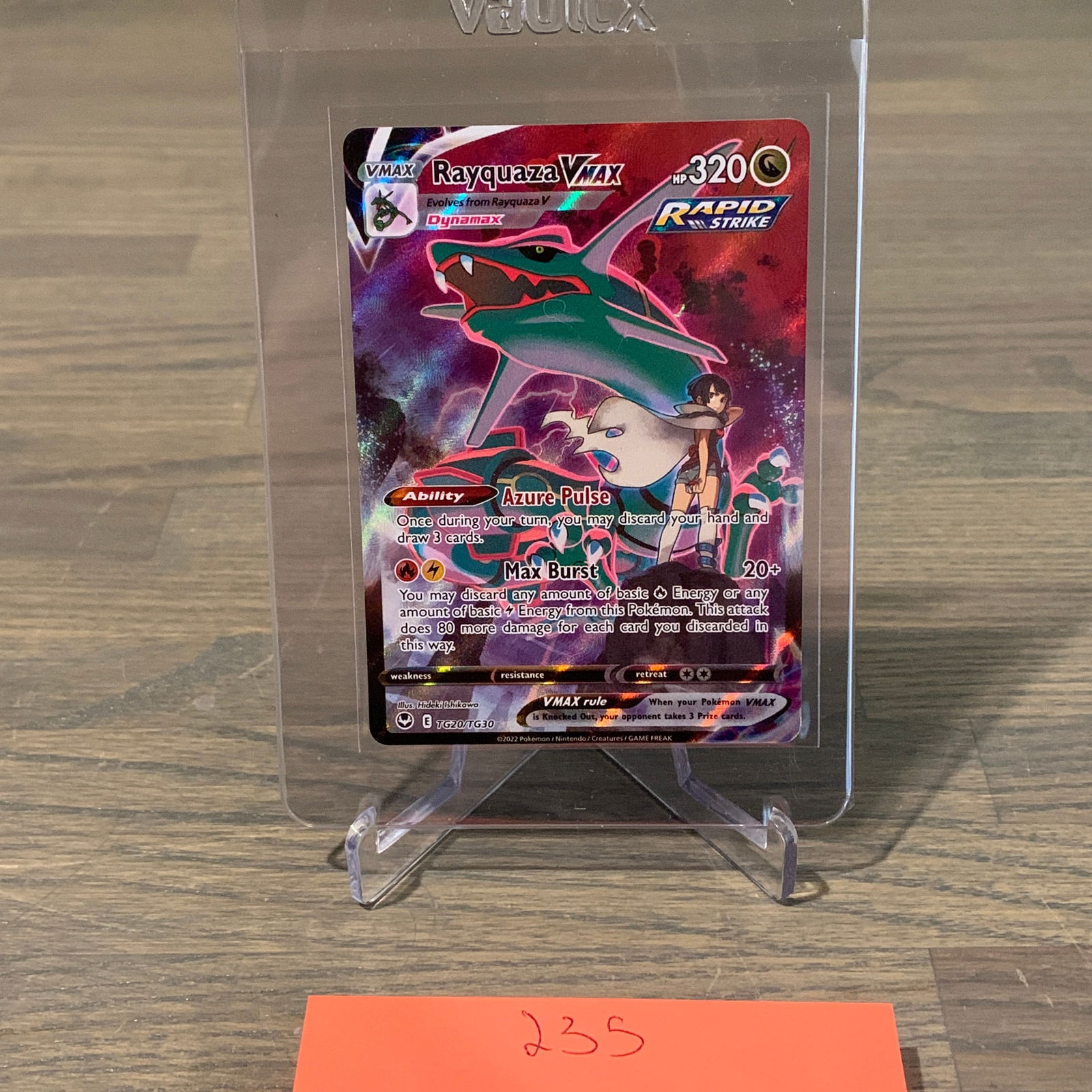 Rayquaza Vmax Trainer Gallery Pokemon Card (1 of 3)