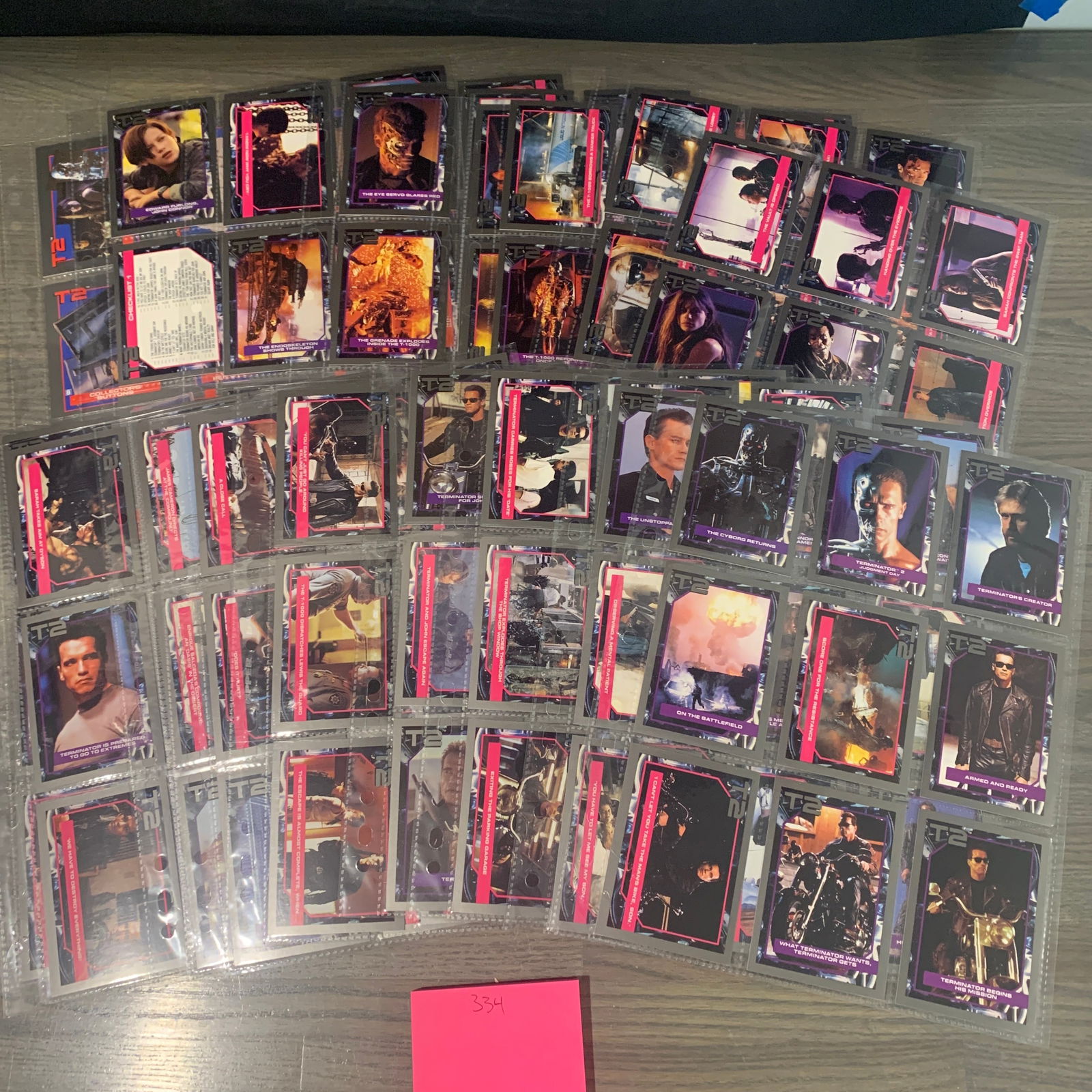 Complete Terminator 2 Trading Cards Set (1 of 10)