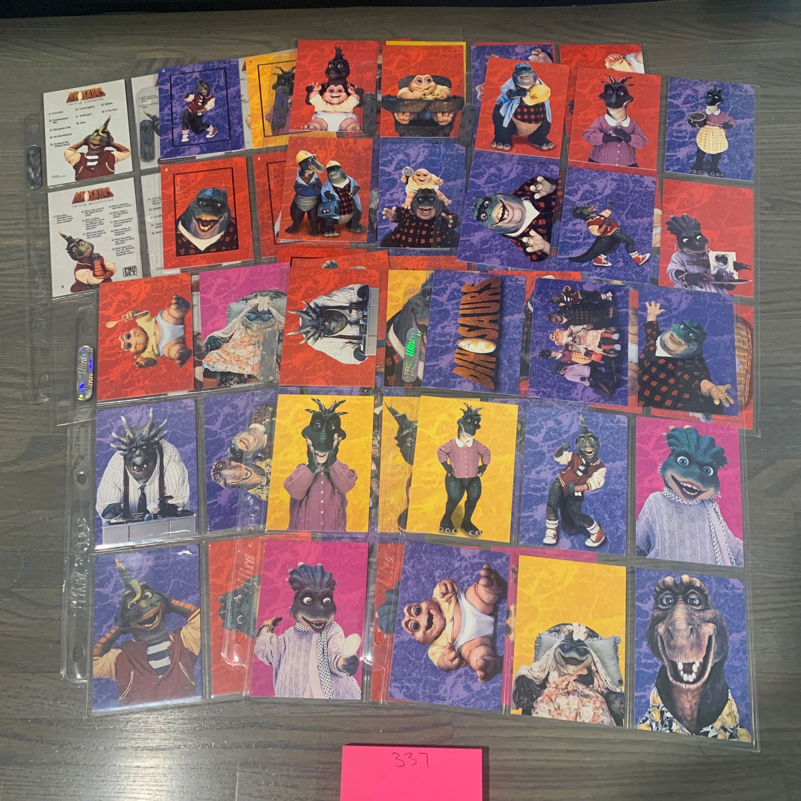 1992 Disney Din0saurs Trading Card Set (1 of 6)