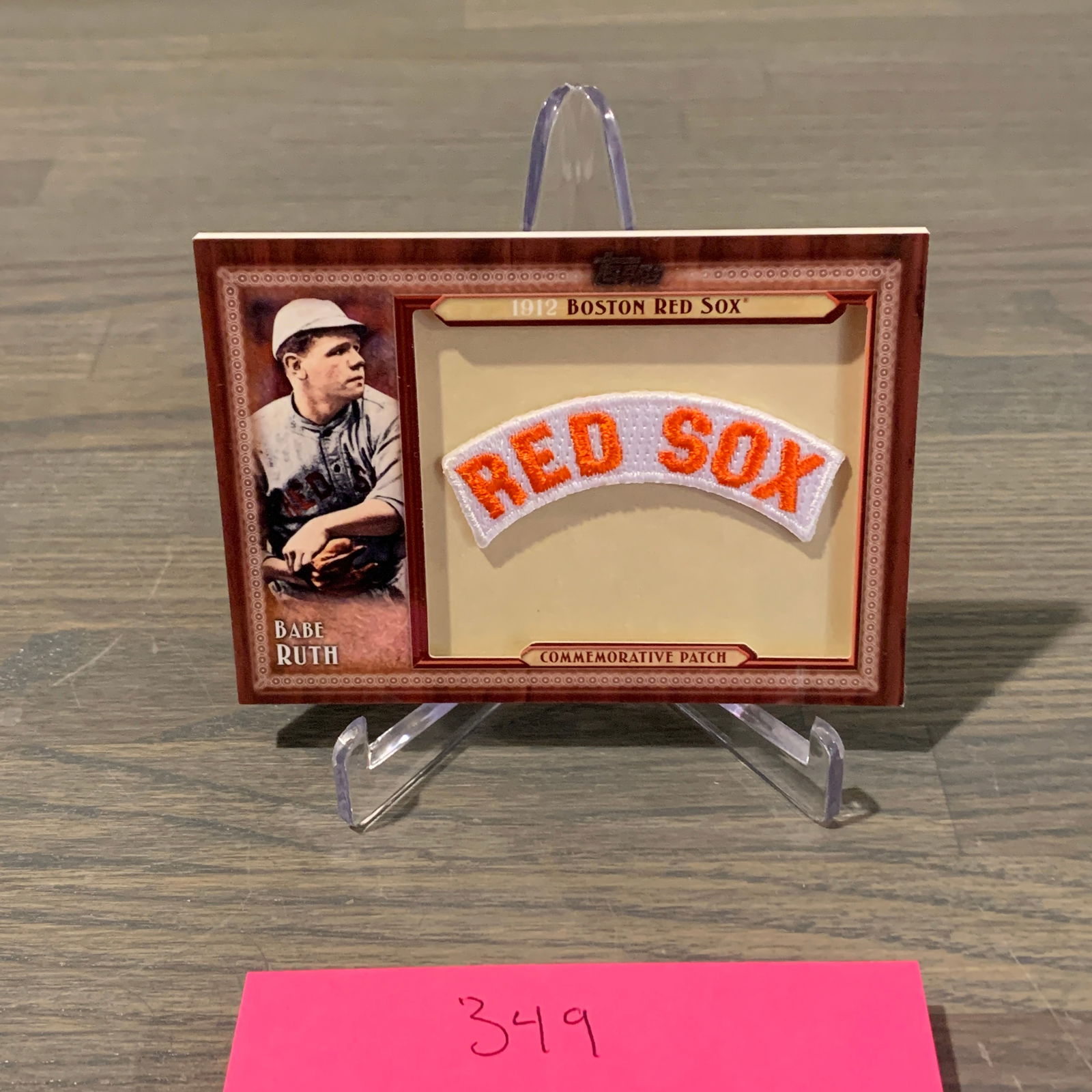 Babe Ruth Patch Baseball Card (1 of 4)