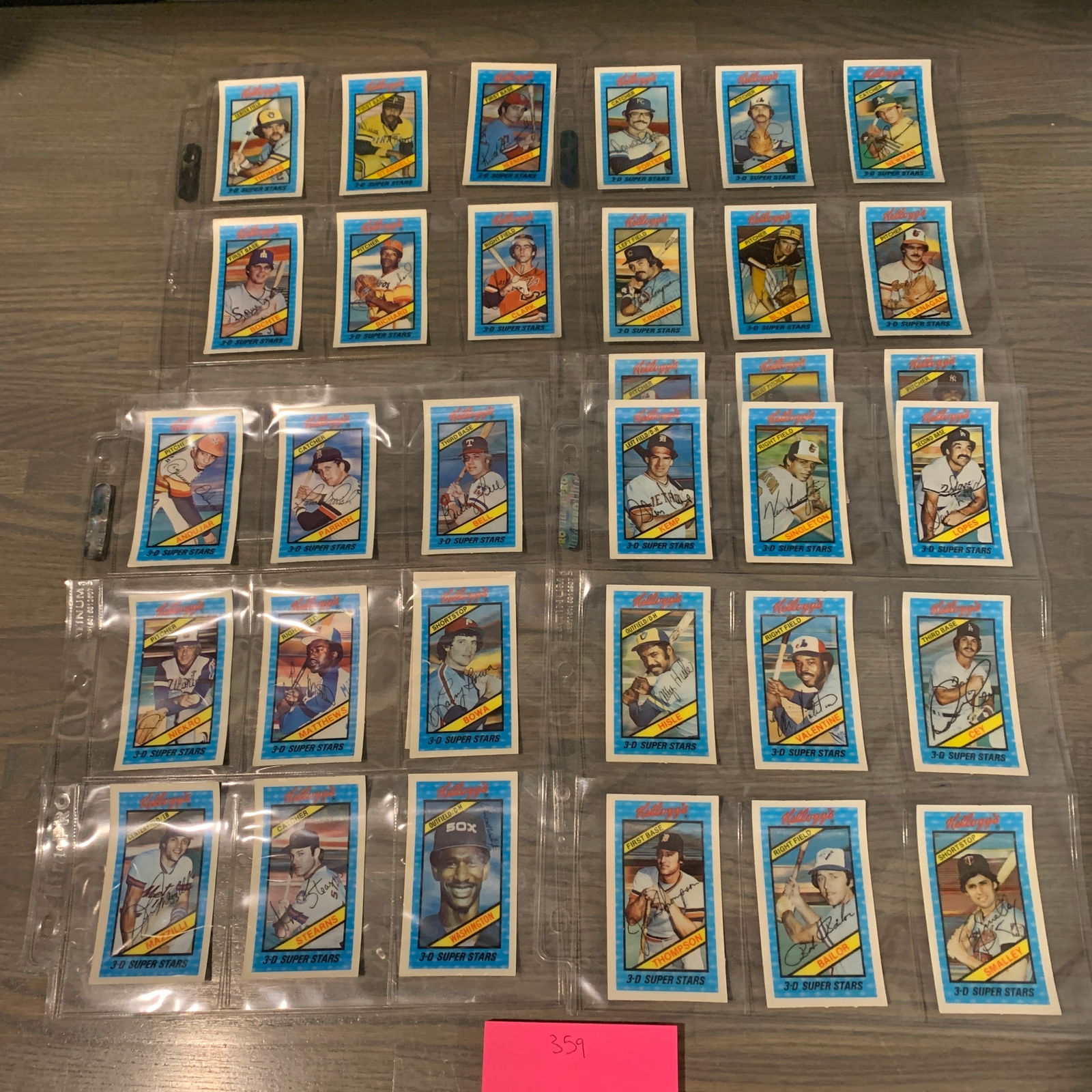 1980 Kellogs 3D Baseball Cards (1 of 5)