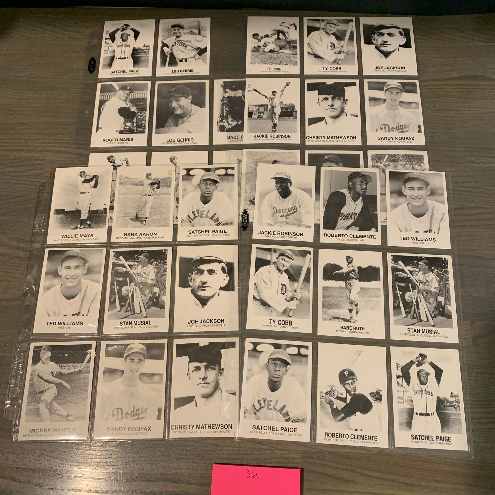 1977 Renata Legends of Baseball Cards (1 of 5)