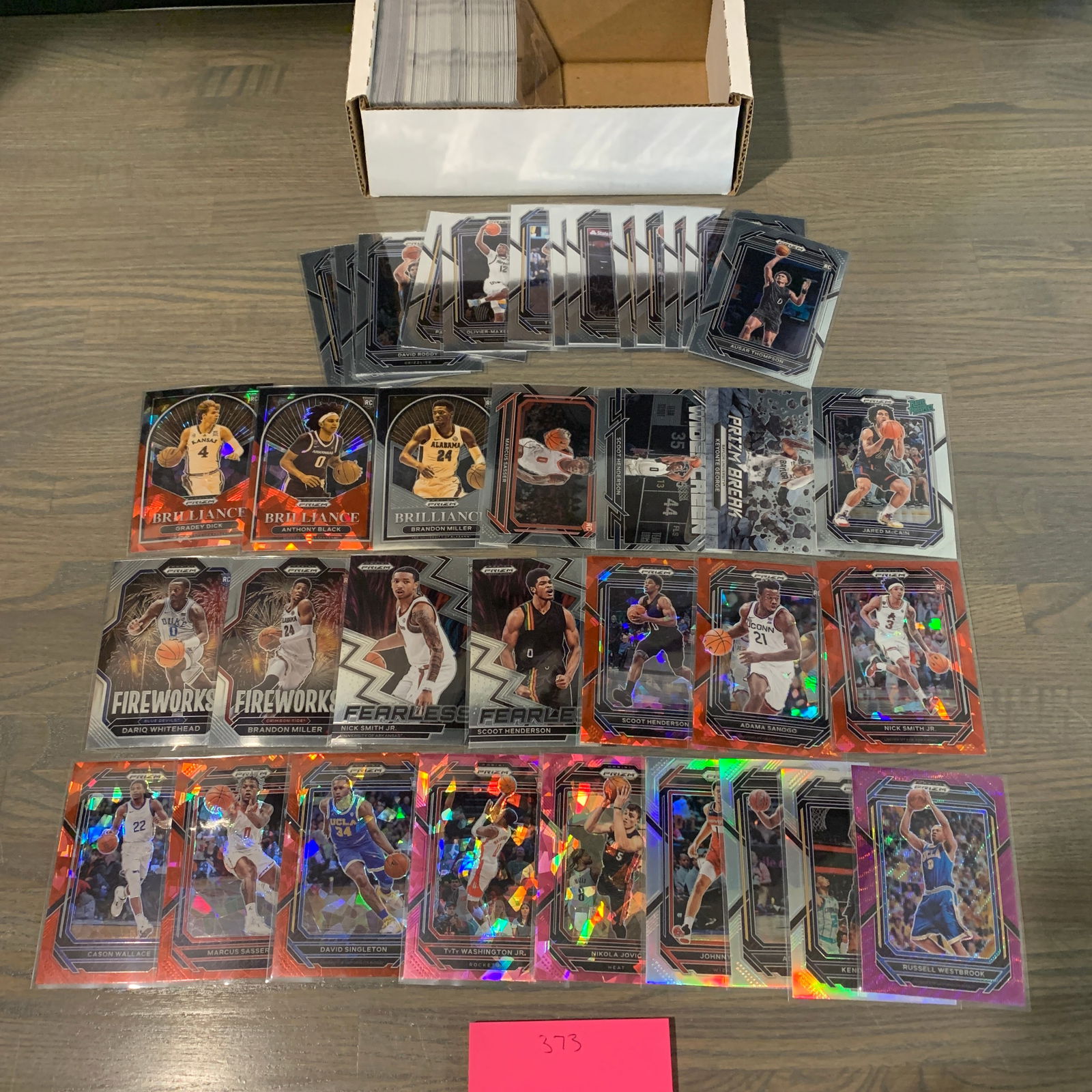 Panini Prizm Basketball Cards, Westbrook (1 of 8)