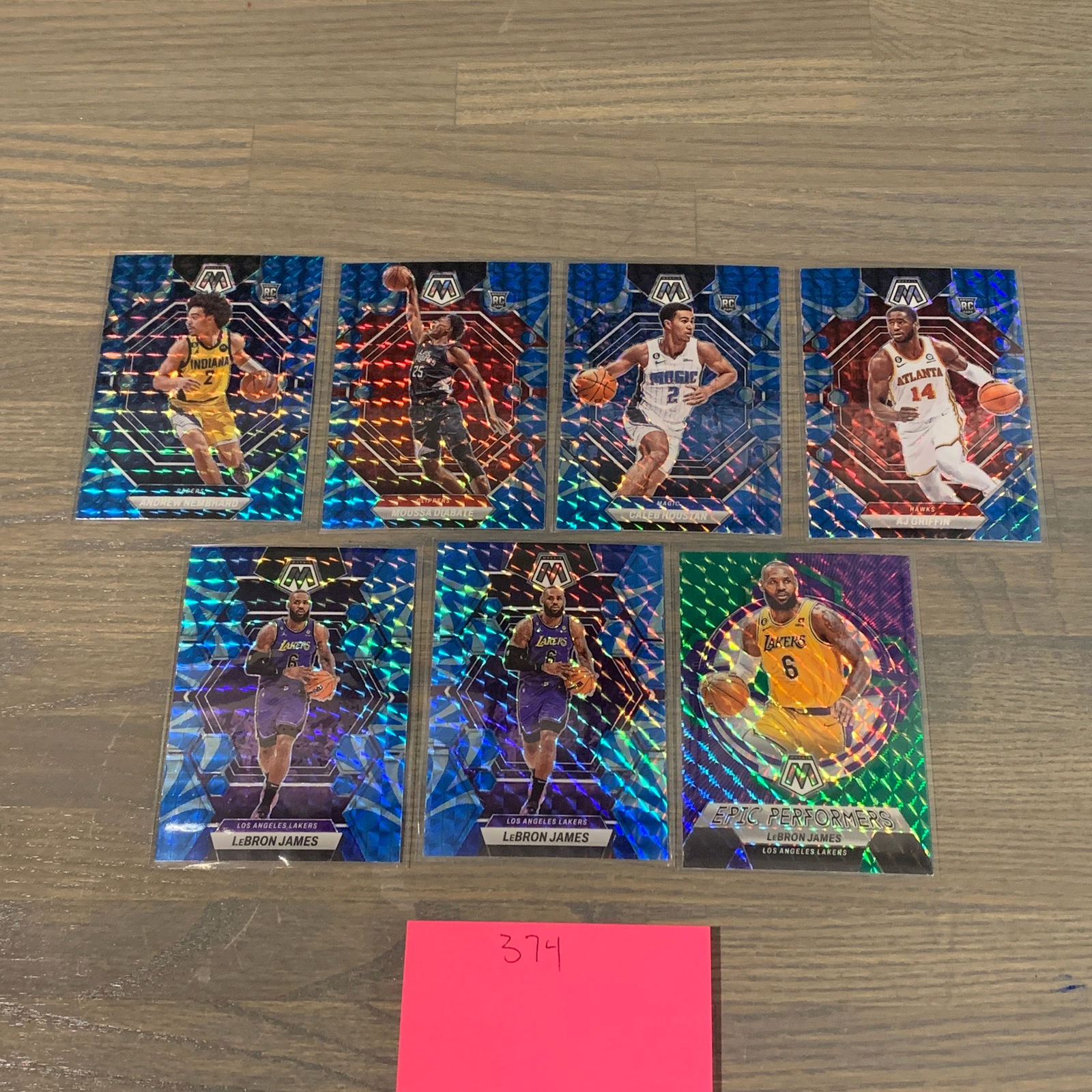 Panini Mosaic Basketball Cards, LeBron James (1 of 4)