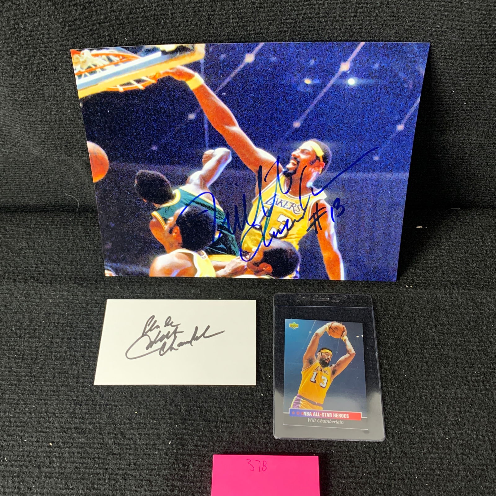 Wilt Chamberlain Autos, Photo, Card (1 of 8)