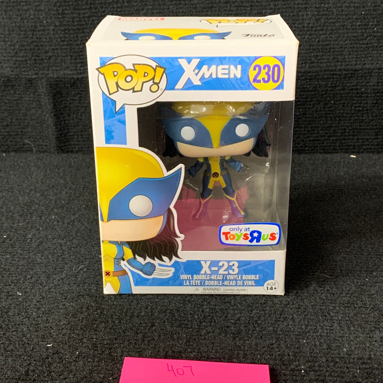 X-23, X-men Funko Pop, NIB Exclusive (1 of 6)