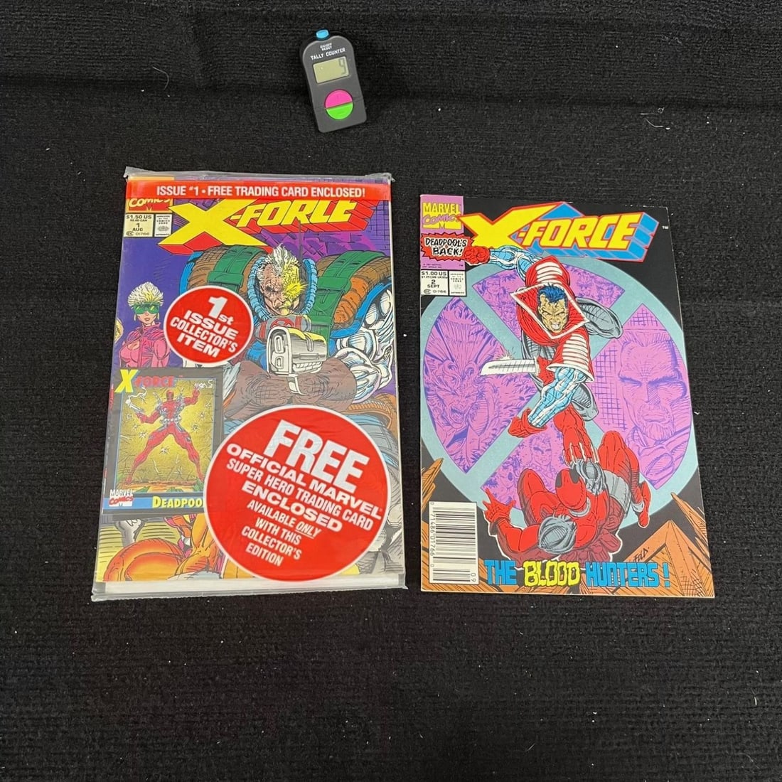 X-Force 1 Bagged w/Deadpool Card + #1 (1 of 2)