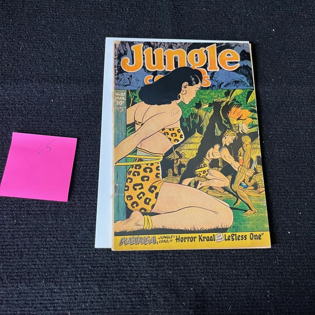 Jungle Comics 87 Joe Doolin Bondage Cover: We are a veteran owned company. Please look at the pictures carefully to determine what you believe the condition of collectible is. We are currently accepting consignments. Email us a aeronhouse1994@