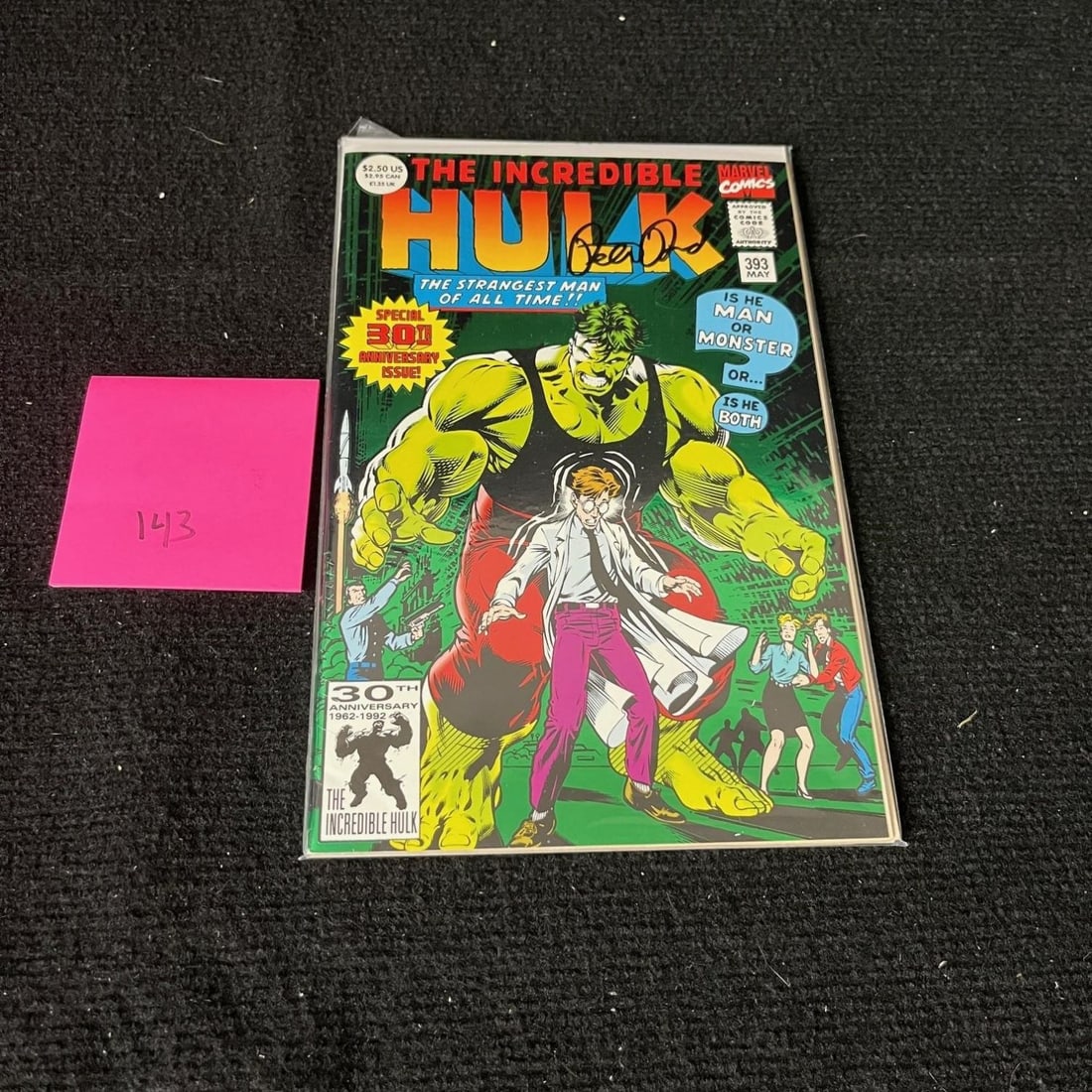 Hulk 393 Hulk 1 Homage Cover Signed Peter David (1 of 2)