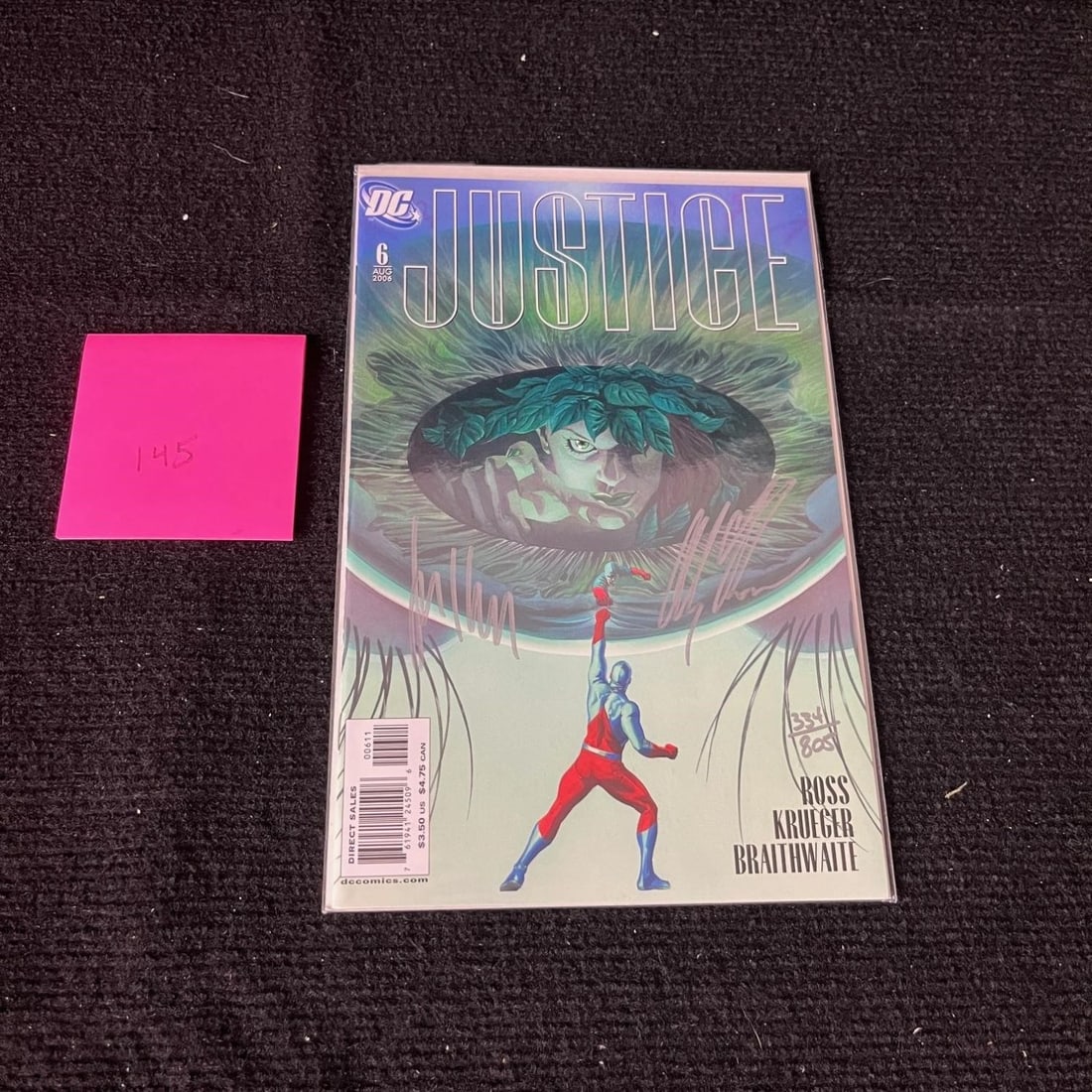 Justice 6 LE Cover Signed by Alex Ross DF COA (1 of 3)