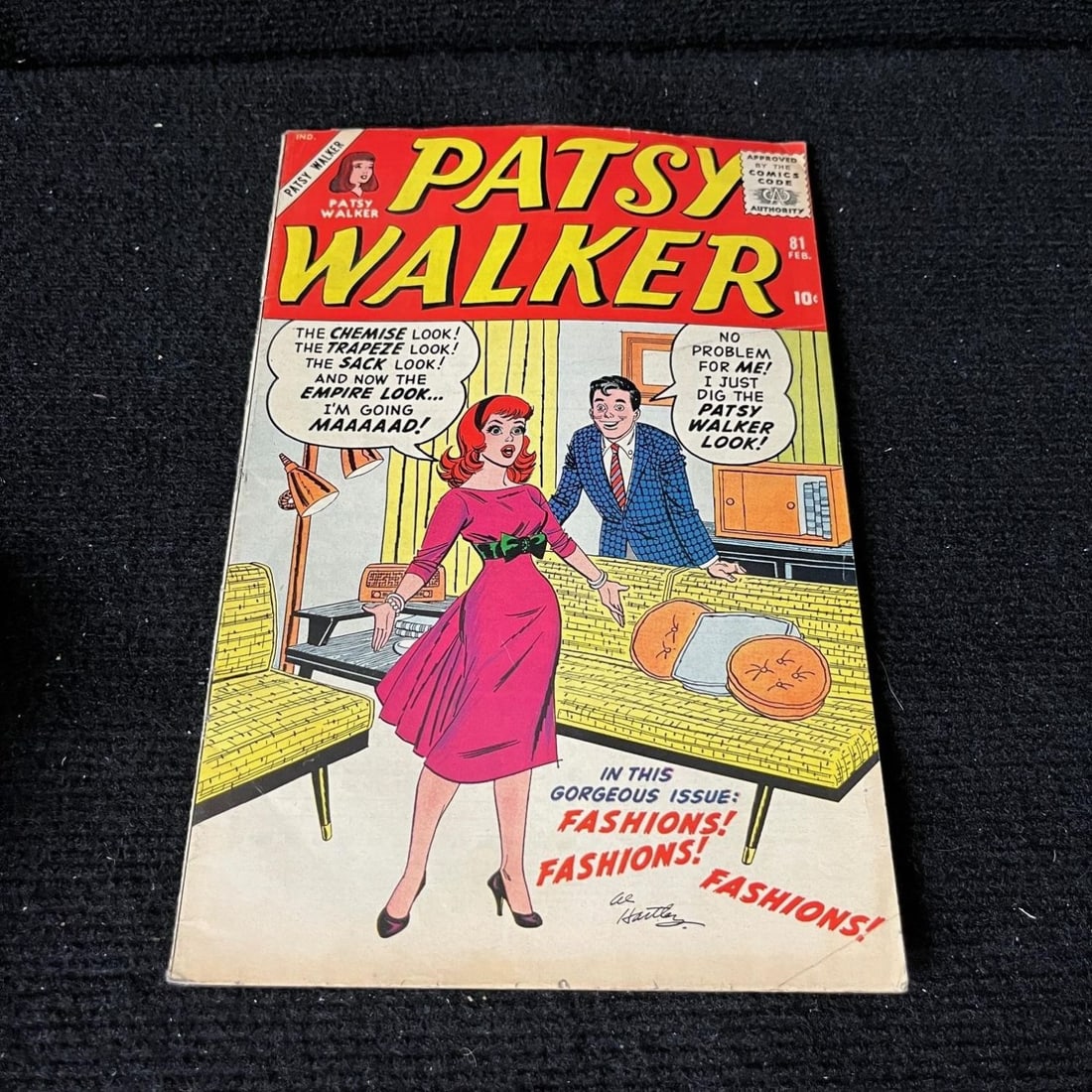 Patsy Walker 81 Marvel Silver Age Stan Lee Script (1 of 1)