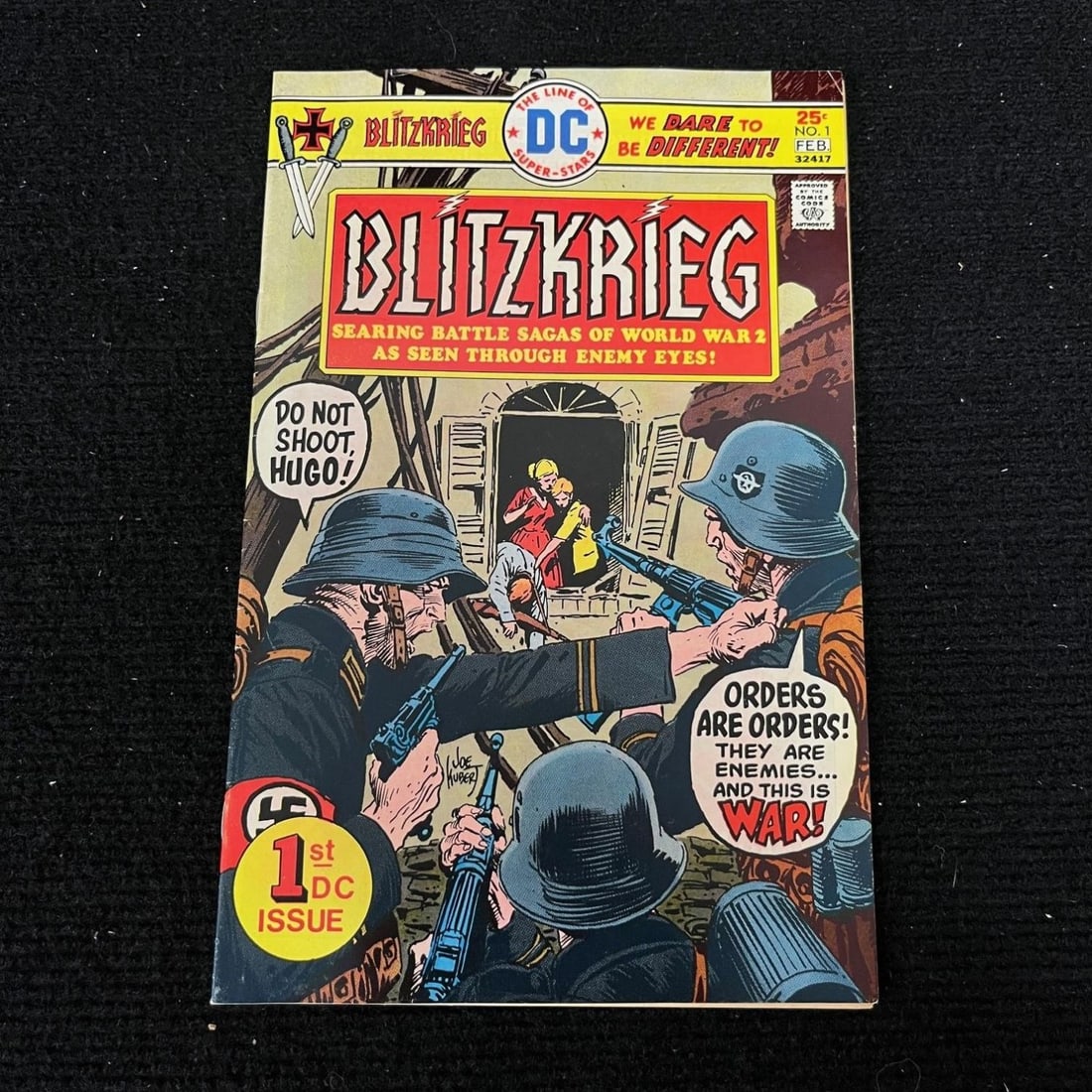 Blitzkrieg 1 DC Bronze Age War Joe Kubert Art (1 of 2)