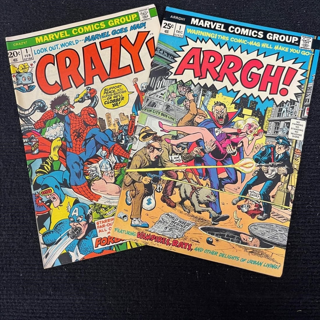 Crazy & Arrgh! #1 Issues Marvel Bronze Age (1 of 2)