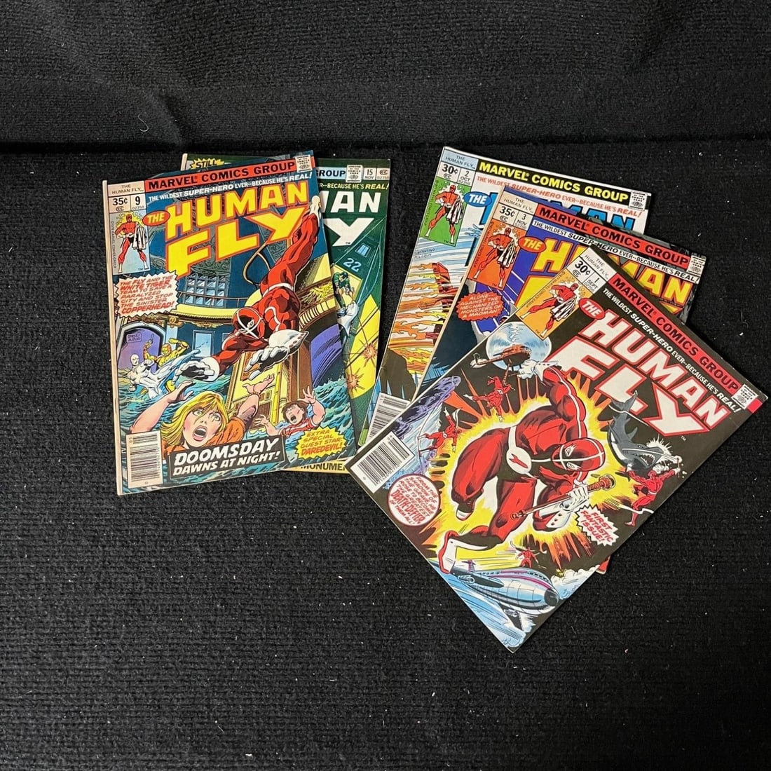 Human Fly Marvel Bronze Age Lot w/#1 issue (1 of 2)