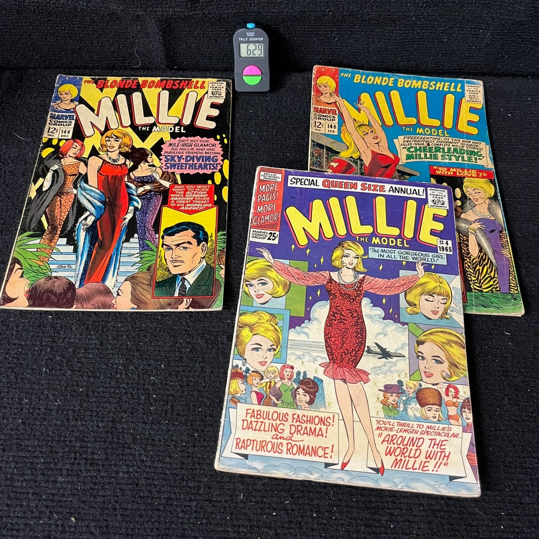 Millie the Model Silver Age Lot w/ Annual 4: Please look at the pictures carefully to determine what you believe the condition of collectible is. We are currently accepting consignments. Email us a aeronhouse1994@gmail.com or visit our website, 