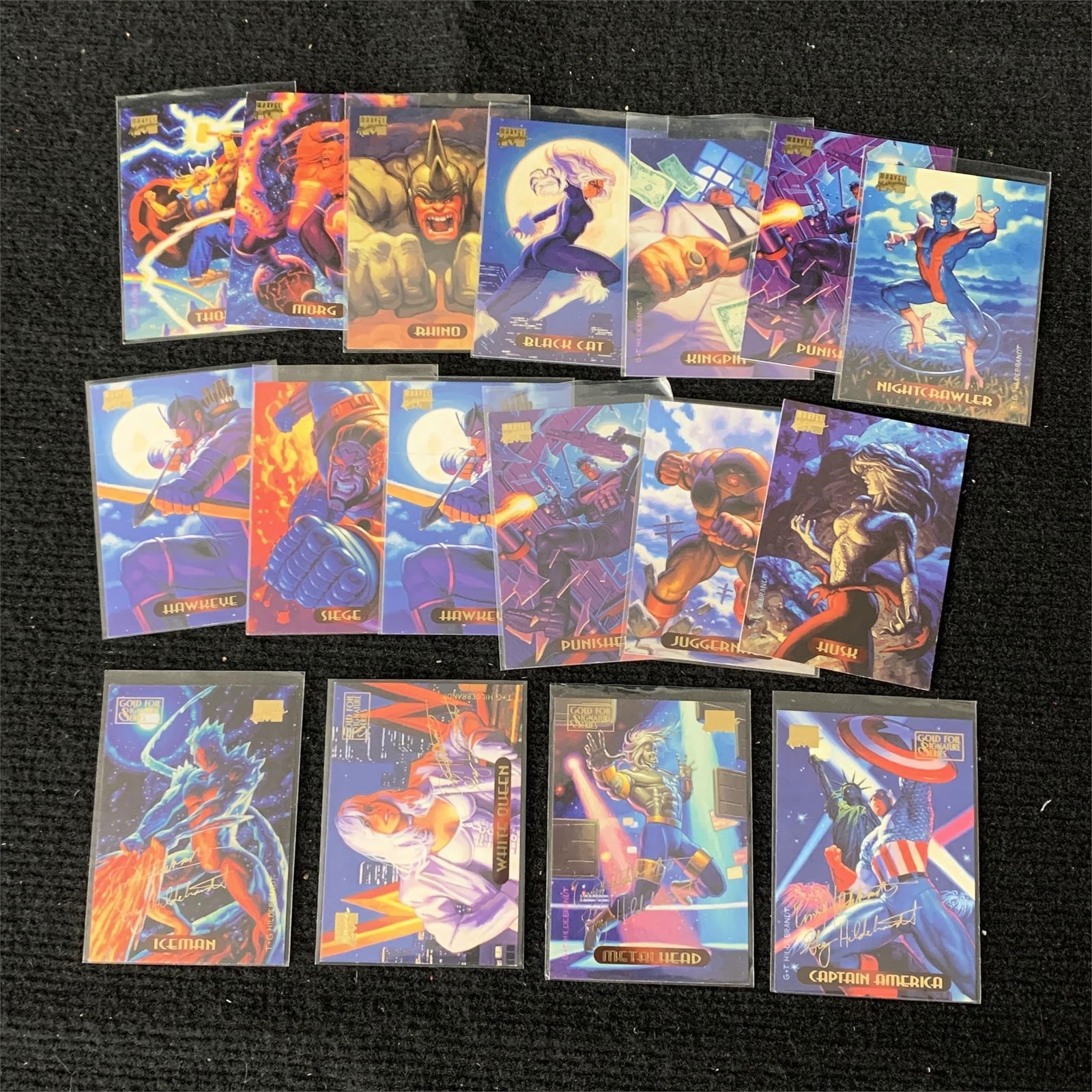 Marvel Masterpieces Trading Cards Gold Signature (1 of 5)