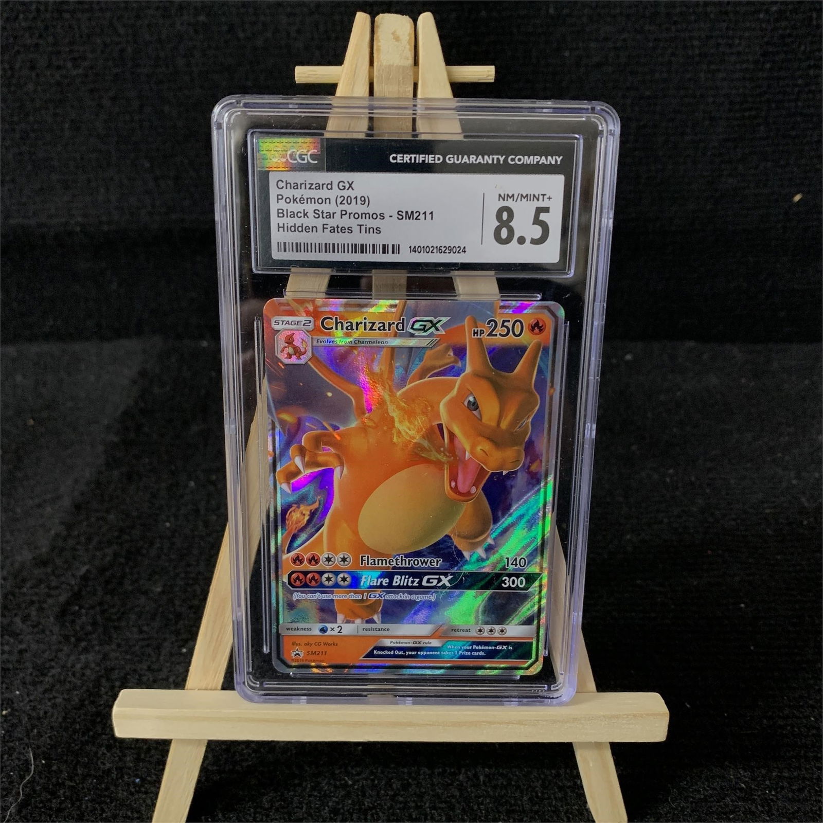 CGC 8.5 Charizard GX Promo (1 of 2)