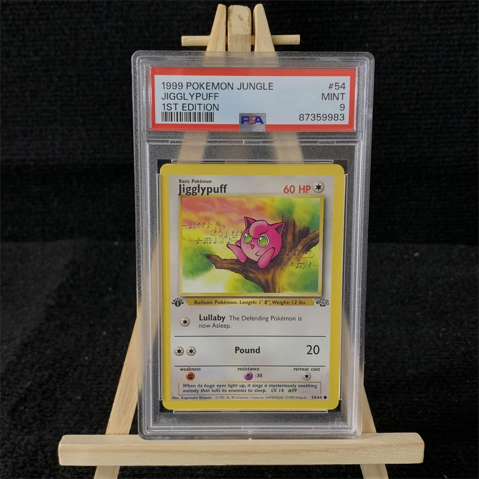 PSA 9 1st Ed Jigglypuff Jungle Set (1 of 1)