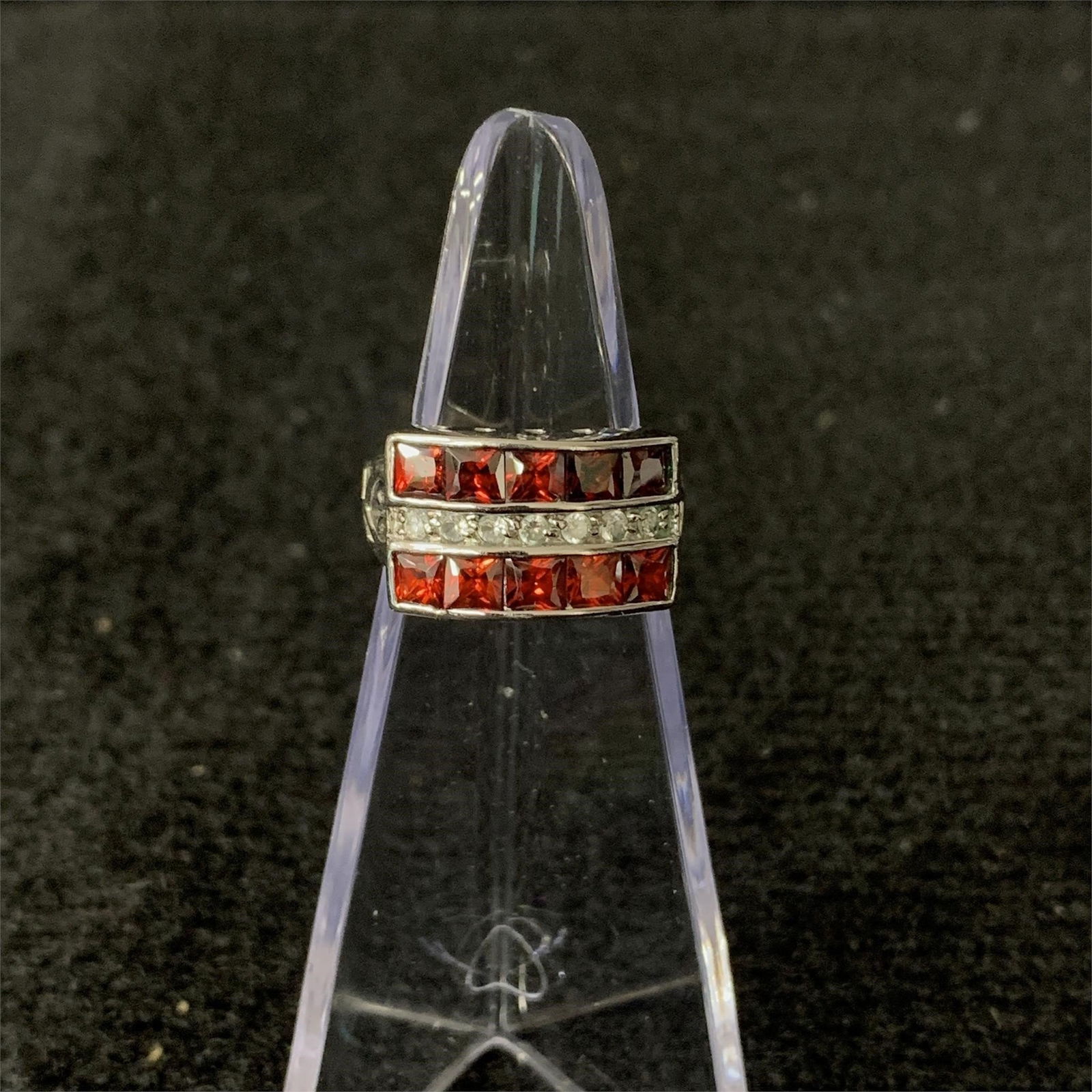 Large Stone Silver Ring (1 of 4)