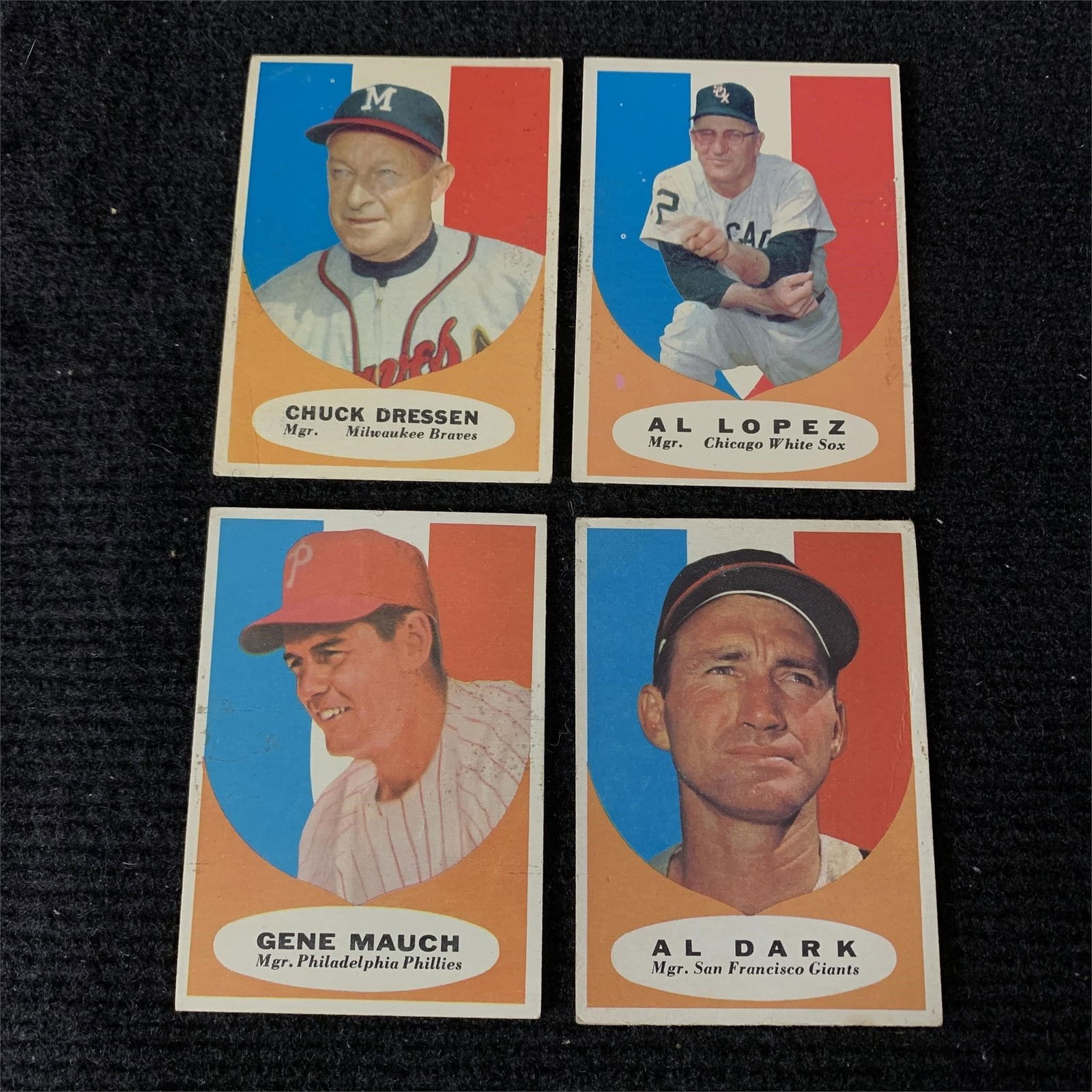 1961 Topps Baseball Cards, Al Dark (1 of 2)