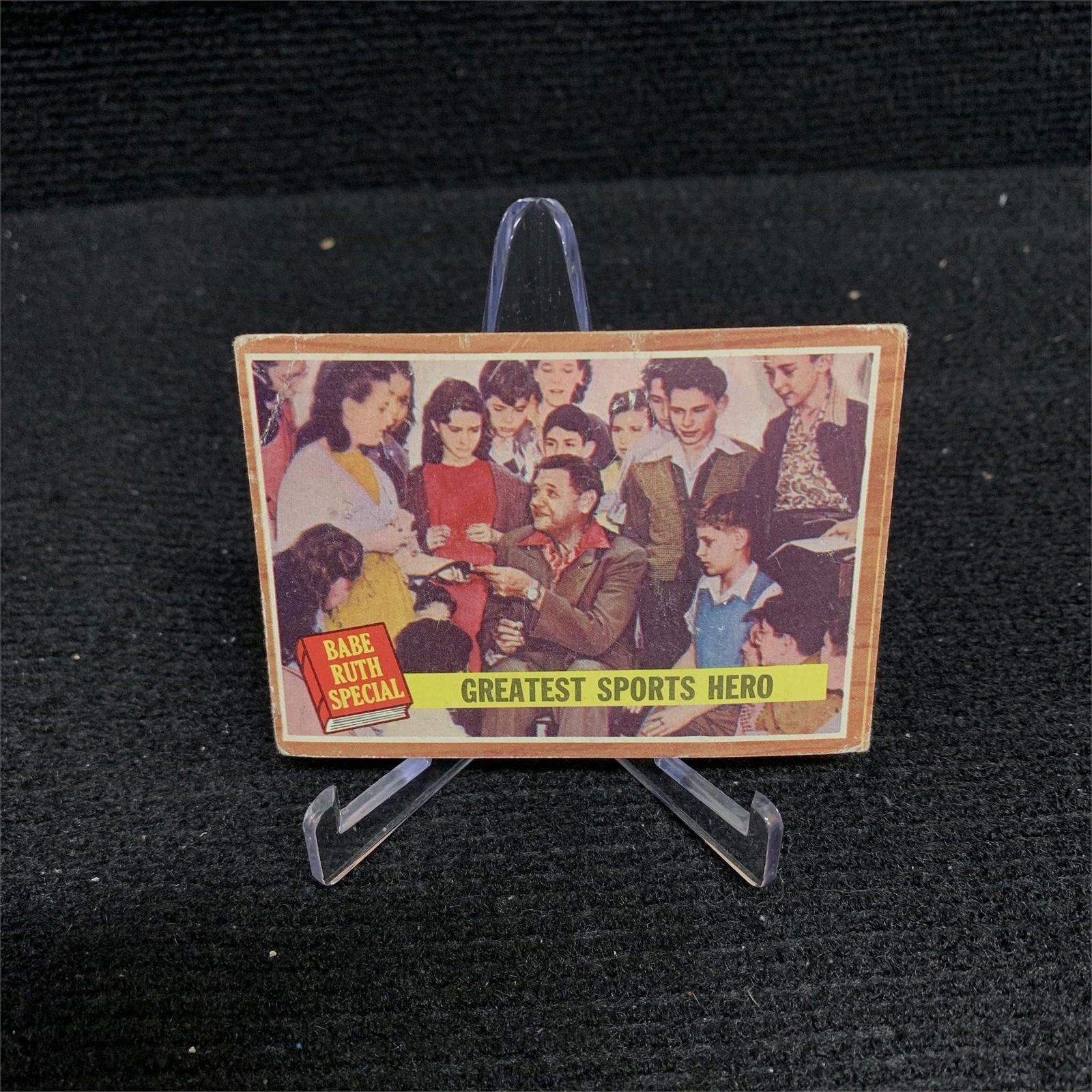 1962 Babe Ruth Topps Baseball Card (1 of 2)