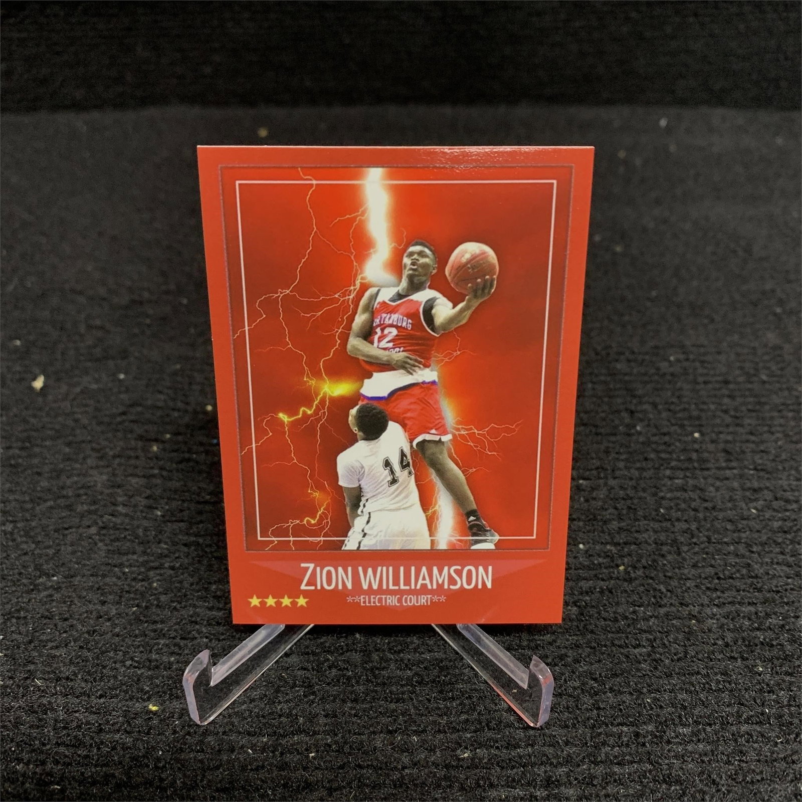 ROOKIE CARD ELECTRIC COURT ZION WILLIAMSON: We are a veteran owned company. Please look at the pictures carefully to determine what you believe the condition of collecitible is. We are currently accepting consignments. Email us a aeronhouse1994