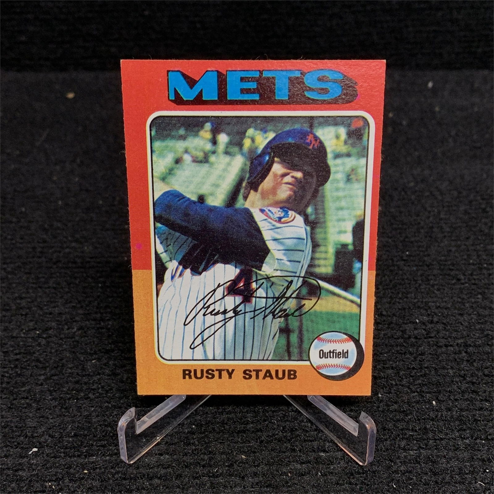 SHARP CARD 1975 TOPPS RUSTY STAUB (1 of 2)