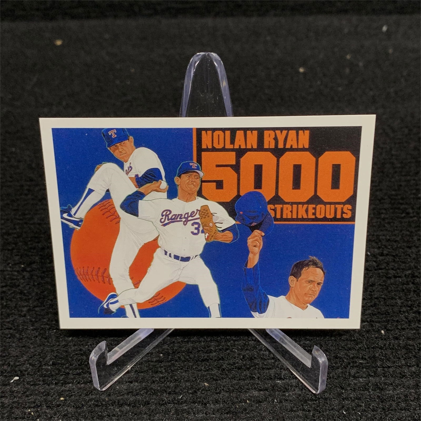 HOF NOLAN RYAN 5000TH STRIKEOUT CARD (1 of 2)