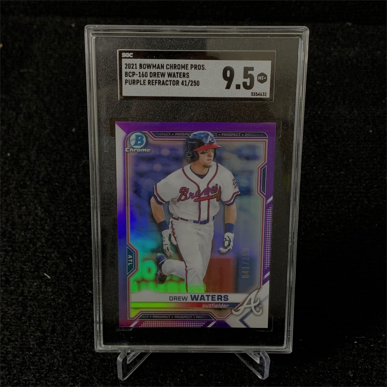 SGC 9.5 Drew Waters Bowman Chrome Lim Ed (1 of 2)