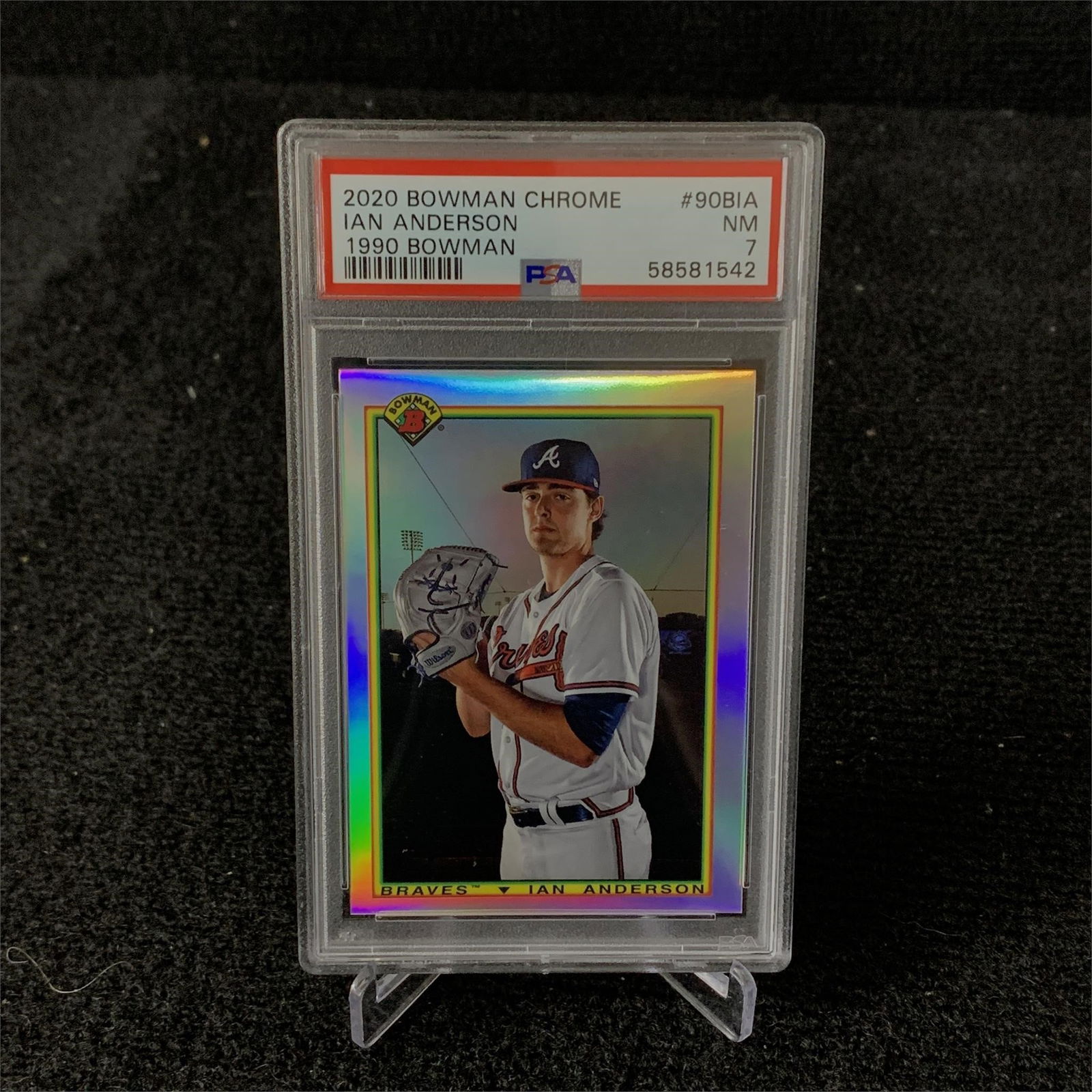 PSA 7 Ian Anderson Bowman Chrome (1 of 2)