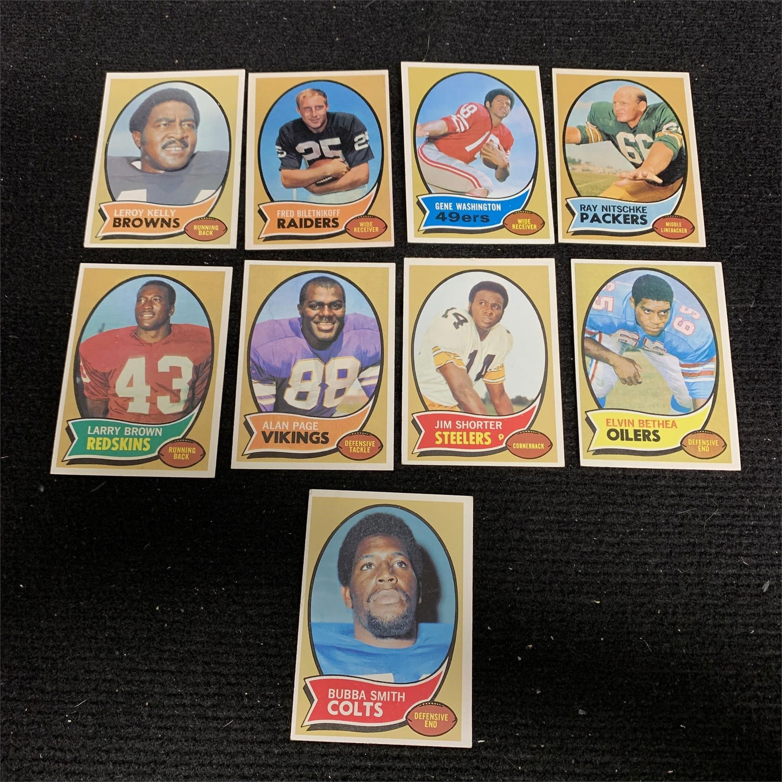 1970 Topps Football Cards, Bubba Smith (1 of 2)