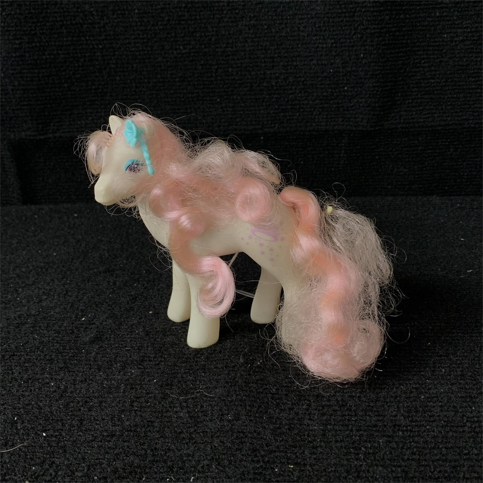 My Little Pony G1Year 8 Sweet Sundrop: G1 MLP Year 8 (89-90) Prom Queen Sweetheart Sister Pony Sweet Sundrop. She is in excellent played with condition with her earring. No apparent tail or mane hair cuts and the pink is very bright in bot