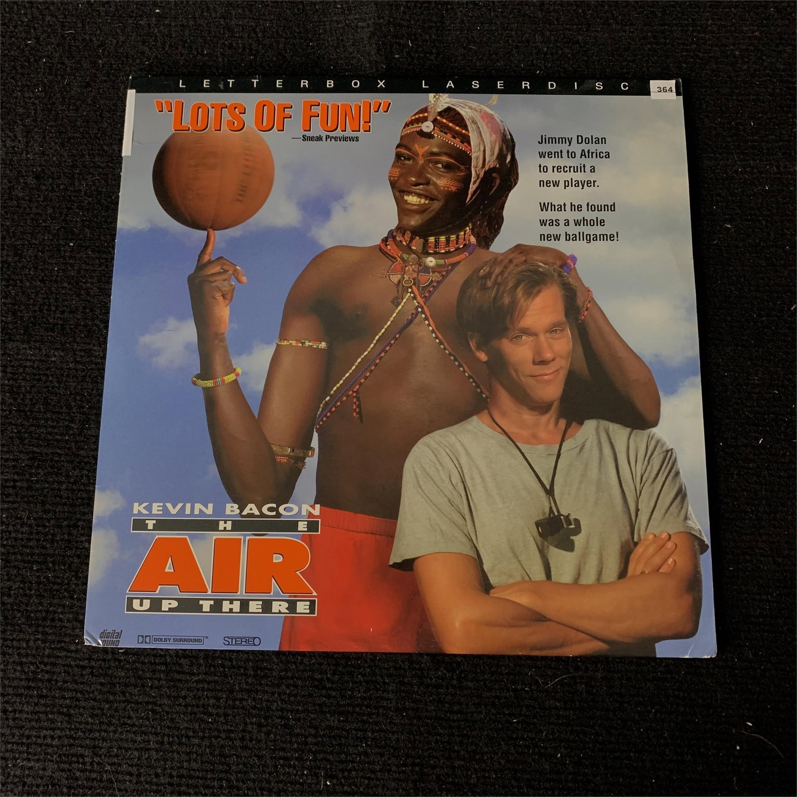 The Air Up Here LaserDisc: Kevin Bacon We are a veteran owned company. Please look at the pictures carefully to determine what you believe the condition of collecitible is. We are currently accepting consignments. Email us a ae