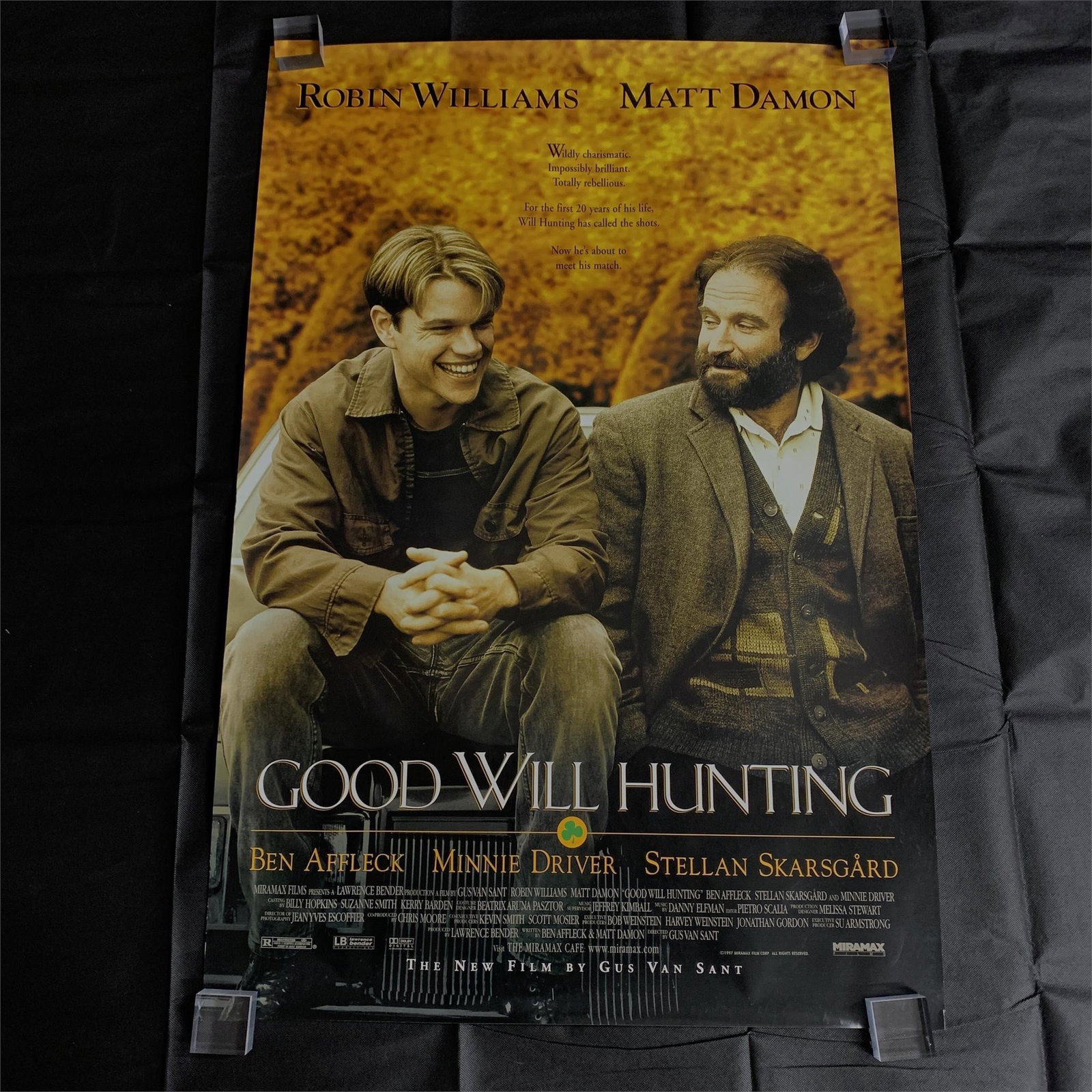 Good Will Hunting Movie Poster: We are a veteran owned company. Please look at the pictures carefully to determine what you believe the condition of collecitible is. We are currently accepting consignments. Email us a aeronhouse1994