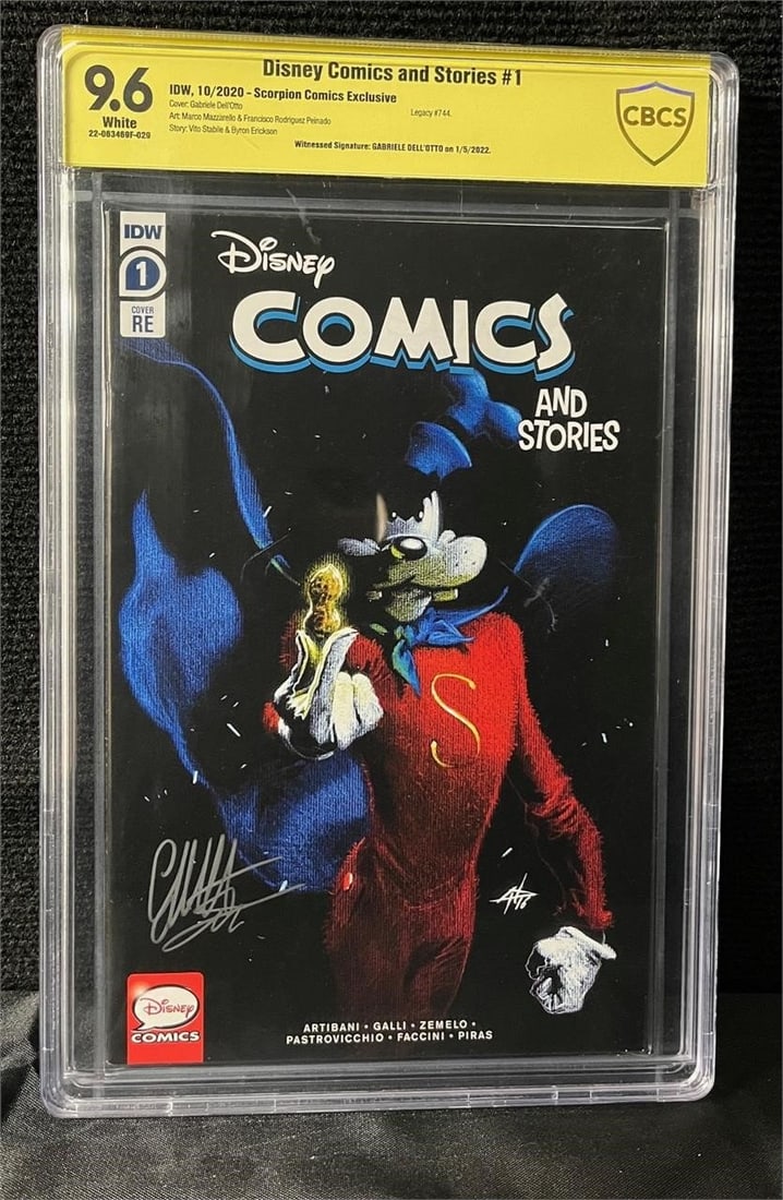 Disney's Comics Stories 1 Gabrielle Dell'Otto Sig (1 of 1)