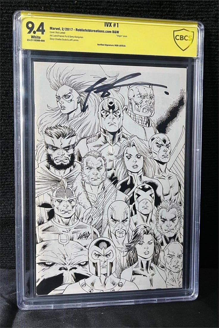 IVX #1 Rob Liefeld Signed LE Sketch CBCS 9.4 (1 of 1)